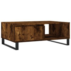 vidaXL Salongbord r&oslash;kt eik 90x60x35 cm konstruert tre