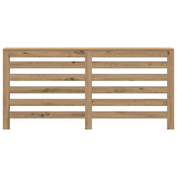 vidaXL Radiatordeksel artisan eik 175x20x82 cm konstruert tre