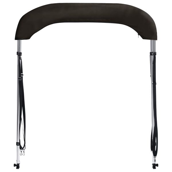 vidaXL B&aring;tkalesje 2-buet svart 180x130x110 cm