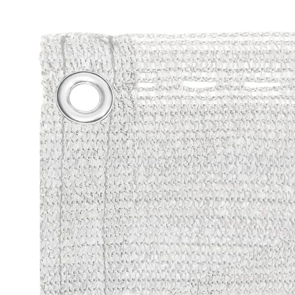 vidaXL Balkongskjerm hvit 90x500 cm HDPE