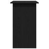 vidaXL Skrivebord svart eik 80x45x74 cm konstruert tre
