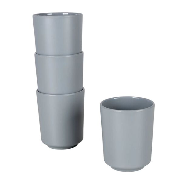 Bo-Camp Servisesett i 16 deler Patom melamin lysegr&aring;