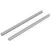 vidaXL Gjenget Stang 2 pcs s&oslash;lv M6 x 120 mm Metall