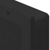 vidaXL Veggnisje til dusj matt svart 41x51x10 cm
