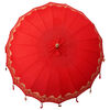 vidaXL Balinesisk Parasol R&oslash;d 215 x 215 x 260 cm