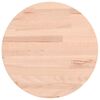 vidaXL Bordplate &Oslash;30x1,5 cm rund heltre b&oslash;ketre