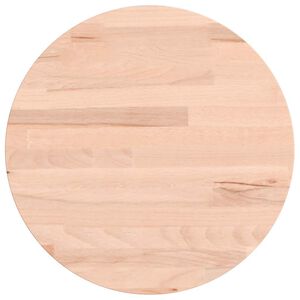 vidaXL Bordplate &Oslash;30x1,5 cm rund heltre b&oslash;ketre