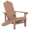 vidaXL Adirondack hagestoler 2 stk HDPE brun