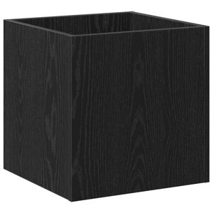 vidaXL Blomsterkasse Svart Eik 40 x 40 x 40 cm Konstruert tre