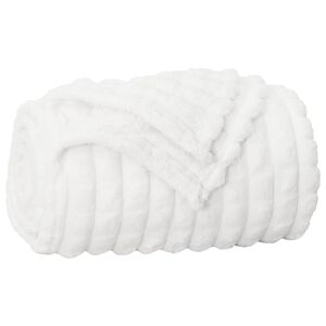 vidaXL Kastteppe Hvit 240 x 220 cm 1.37 kg Fleece