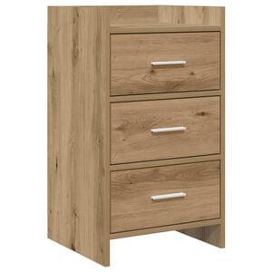 vidaXL Nattbord Artisan eik 40 x 36 x 70 cm Konstruert tre