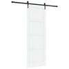 vidaXL Skyved&oslash;r ORKDAL Hvit og svart 83 x 232 cm Heltre furu