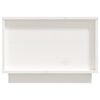 vidaXL Salongbord hvit 60x50x35 cm heltre furu