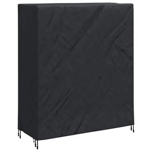 vidaXL Pingpong borddekken 165 x 70 x 185 cm stoff Uregelmessig Svart