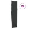 vidaXL Hageparasollrekk 2 stk 240x57/57 cm 420D oxfordstoff