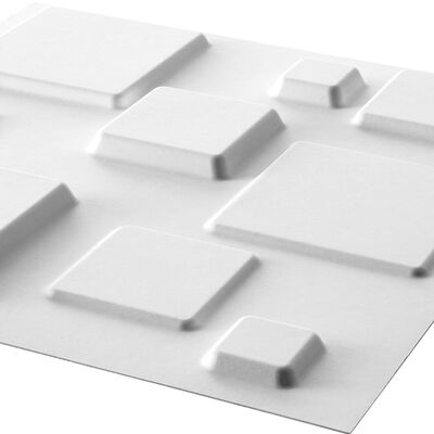 WallArt 3D-veggpaneler Squares 12 stk GA-WA09