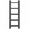 vidaXL Bokhylle/romdeler grå 60x35x160 cm heltre