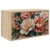 vidaXL Vegghengt TV-skap BORNE 69 x 33 x 40 cm Sonoma eik