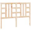 vidaXL Sengegavl 141x4x100 cm heltre furu