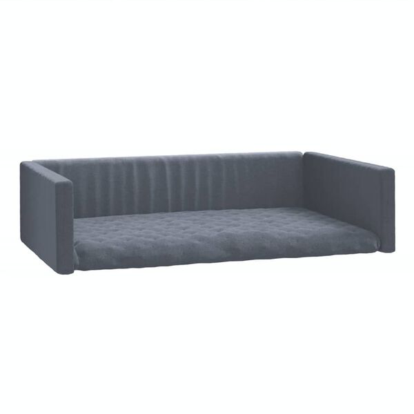 vidaXL Hundeseng for bil gr&aring; 90x60 cm linutseende