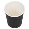 vidaXL Kaffepapirkopper 200 ml 100 stk svart