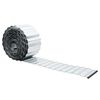 vidaxl Gjerdekant 5 m x 20 cm Galvanisert st&aring;l S&oslash;lv
