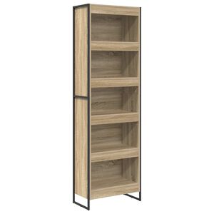 vidaXL Bokskap 60 x 30 x 189,5 cm Konstruert tre Sonoma