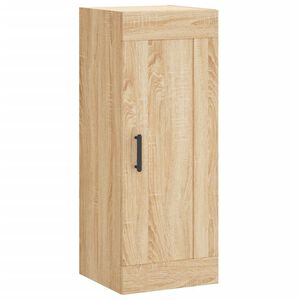 vidaXL Veggmontert skap sonoma eik 34,5x34x90 cm konstruert tre