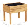 vidaXL Hevet plantekasse 50x40x45 cm heltre akasie