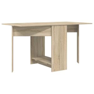 vidaXL Spisebord 138 x 70 x 73,5 cm Konstruert tre Sonoma eik