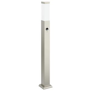 vidaXL Pullertlampe med sensor 80 cm rustfritt st&aring;l IP44