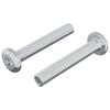 vidaXL L&aring;seskrue Ensfarget 2 stk. s&oslash;lv M6 x 35 mm St&aring;l