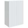 vidaXL Vegghengt skap Hvit 66 x 34,5 x 92 cm Konstruert tre