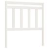 vidaXL Sengegavl hvit 96x4x100 cm heltre furu