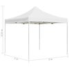 vidaXL Profesjonelt foldbart festtelt aluminium 2x2 m hvit