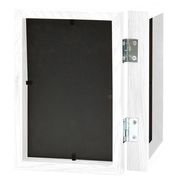 vidaXL Tofoldig fotorammekollasj hvit 2x(21x29,7 cm)