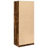 vidaXL Garderobe r&oslash;kt eik 80x50x200 cm konstruert tre