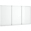 vidaXL Magnetisk tavle sammenleggbar 180x100x1,7 cm aluminium