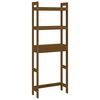 vidaXL Baderomshylle honningbrun 63x26x171 cm heltre furu