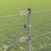 vidaXL Gjerdep&aring;le s&oslash;lv 25 x 0,8 m (12 x 12 mm netting) St&aring;l