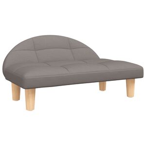 vidaXL Hundeseng Taupe 70x52x30 cm Stoff