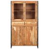vidaXL Highboard 100x40x175 cm heltre akasie