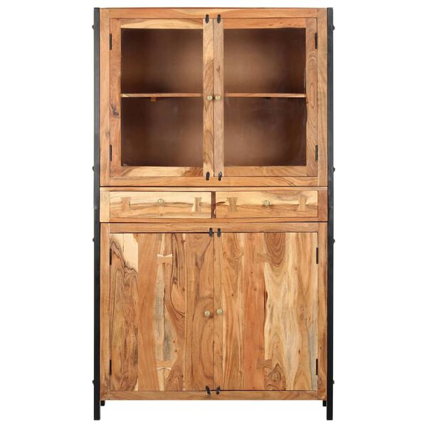 vidaXL Highboard 100x40x175 cm heltre akasie