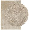 vidaXL Teppe ISTAN med lang luv skinnende utseende beige 160x230 cm