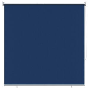 vidaXL Utend&oslash;rs Rullegardin 90% UV-blokk Bl&aring; 140 x 140 cm HDPE