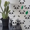 Noordwand Tapet Fabulous World Panda hvit
