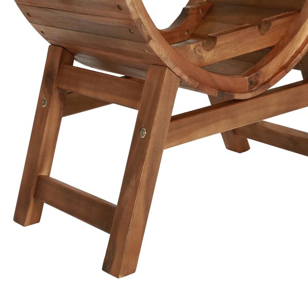 vidaXL Vinstativ 13 flasker heltre akasie