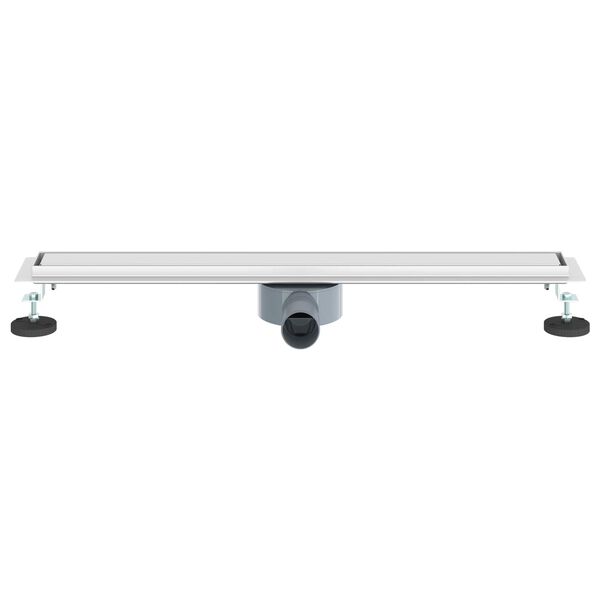 vidaXL Dusjdren 2-i-1 med 360&deg; Siphon s&oslash;lv 70 cm Rustfritt St&aring;l 304