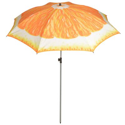 Esschert Design Parasoll Orange 184 cm oransje TP264