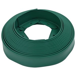 vidaXL Plenkanter gr&oslash;nn 5000 x 4 x 5 cm Plast